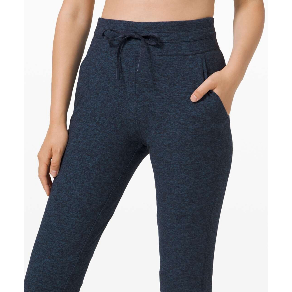 Lululemon Ready To Rulu Fleece Jogger Size 2 Heathered True Navy/Black - Picture 2 of 14